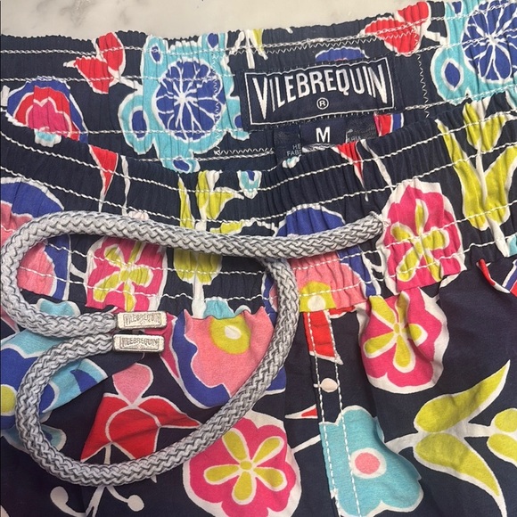 Vilebrequin Red and Pink Swim Athletic Shorts - Picture 2 of 4